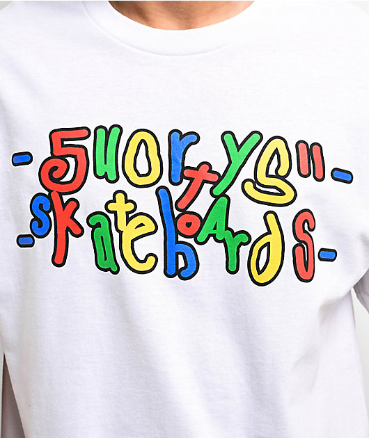 Shorty's F.U. Logo White T-Shirt | Zumiez