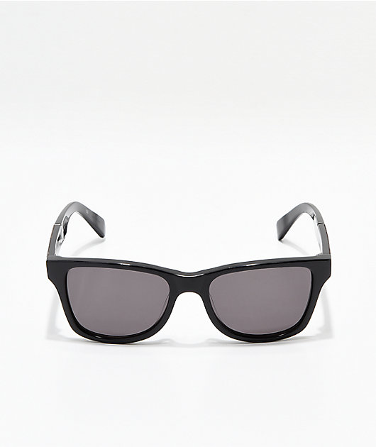 Black // Ebony Polarized Shwood Canby Square Acetate & Wood Sunglasses 
