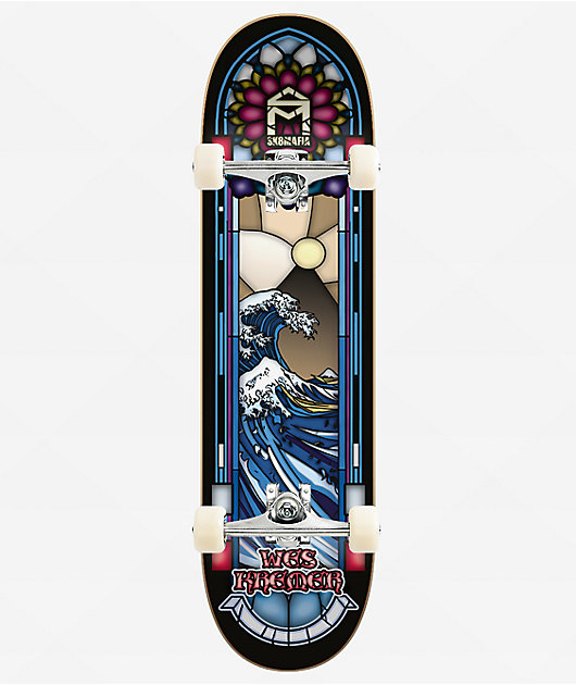 Sk8mafia Kremer Stained Glass 8.5" Assembled Skateboard Complete