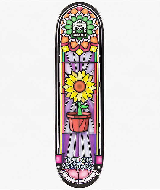 Sk8mafia Surrey Stained Glass 8.25" Skateboard Deck