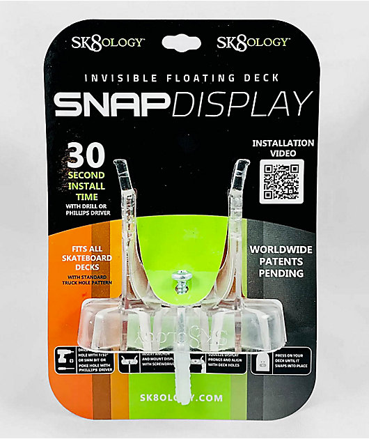 Sk8ology 1-Deck Wall Mount Display