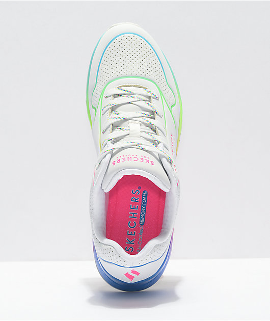 skechers rainbow tennis shoes