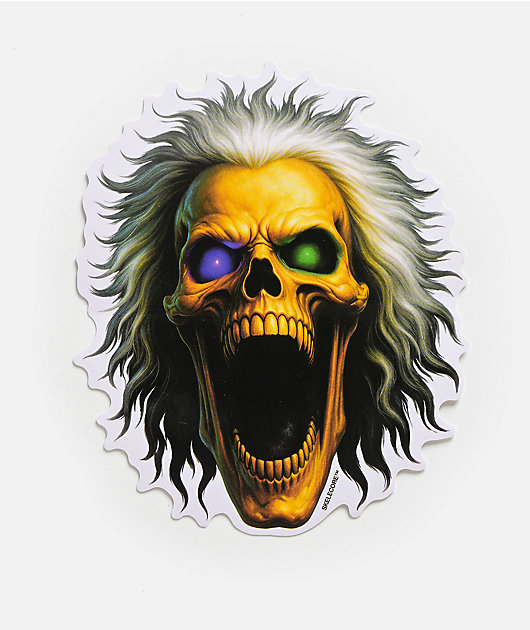 Skelecore Dead Skull Scream Sticker