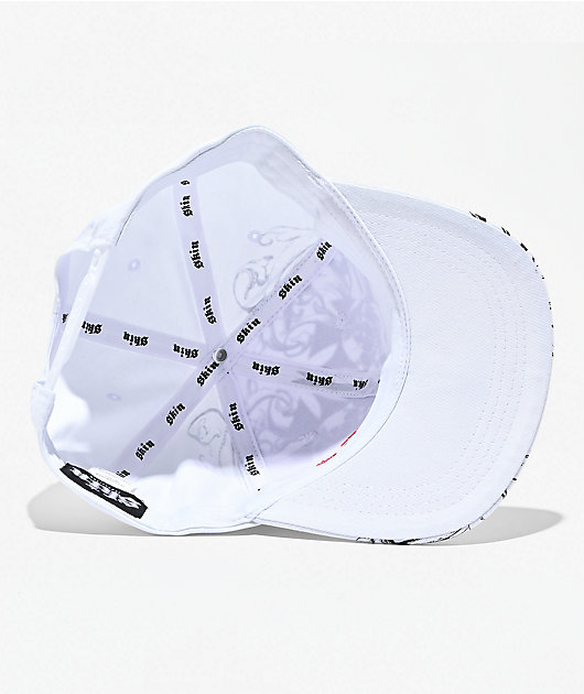 Skin Industries Apocalypse White Snapback Hat