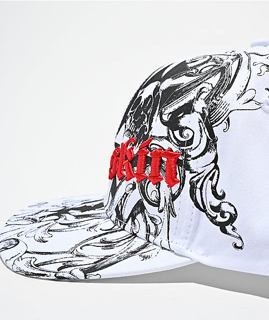 Skin Industries Apocalypse White Snapback Hat
