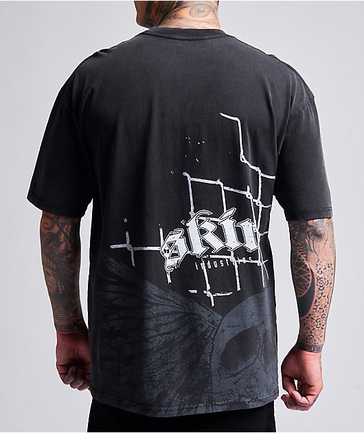 Skin Industries Reckoning Vintage Black T-Shirt