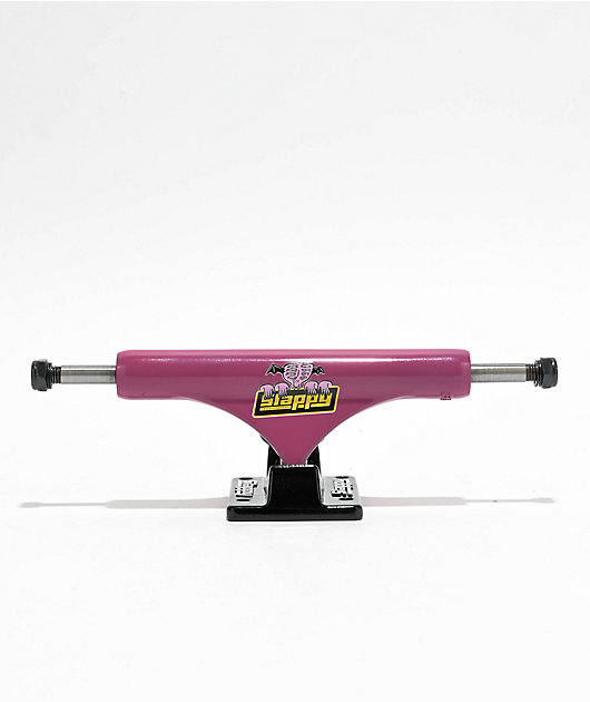 Slappy Curb Creeper 8.25" Berry & Black Skateboard Truck