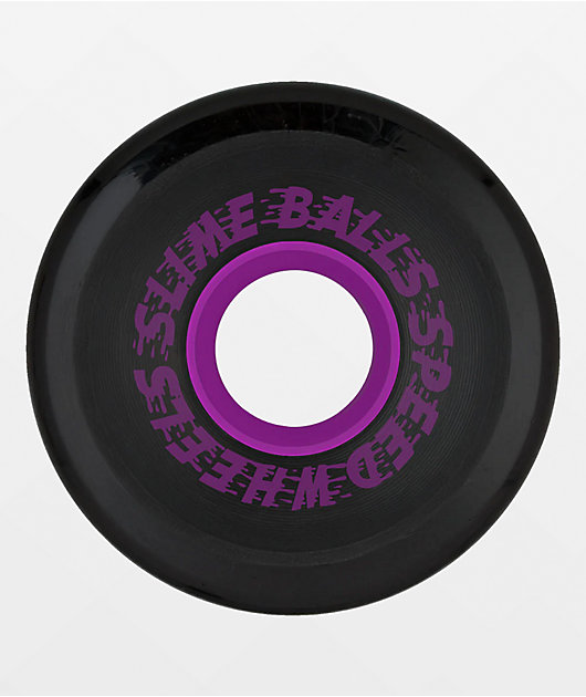 Slime Balls Bam Guest 60mm 78a Black Cruiser Skateboard Wheels