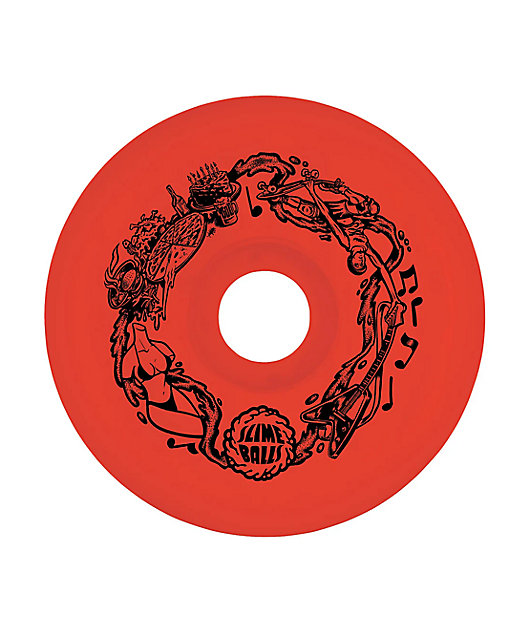 スライムボールズ　60mm  97A Vomits Orange | 60mm/97a | Slime Balls Skate Wheels
