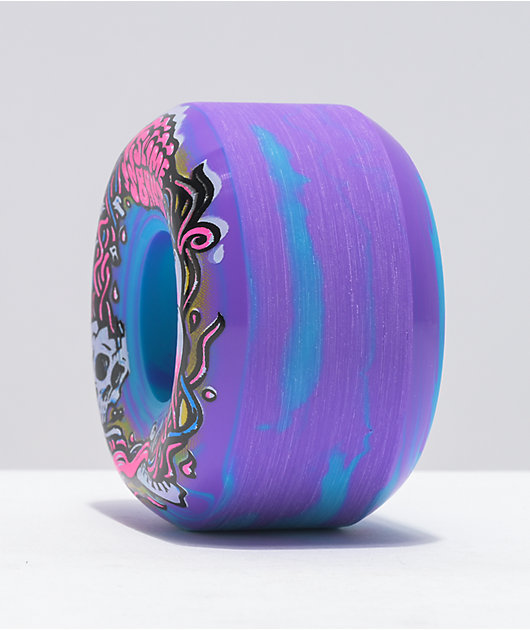 Slime Balls Brains Speed Balls 54mm 99a Blue & Purple Skateboard Wheels