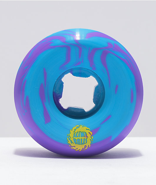 Slime Balls Brains Speed Balls 54mm 99a Blue & Purple Skateboard