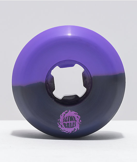 Slime Balls Greetings Speed Balls 53mm 99a Purple & Black Skateboard Wheels