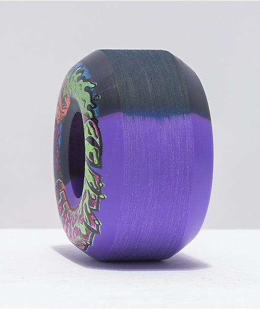 Slime Balls Greetings Speed Balls 53mm 99a Purple & Black Skateboard Wheels
