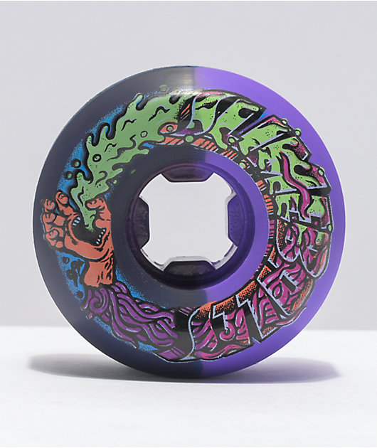Slime Balls Greetings Speed Balls 53mm 99a Purple & Black Skateboard Wheels
