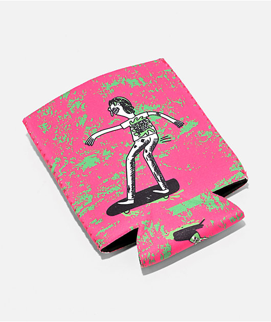 Slime Balls Howell OG 60mm 78a Pink & Green Swirl Cruiser Skateboard Wheels