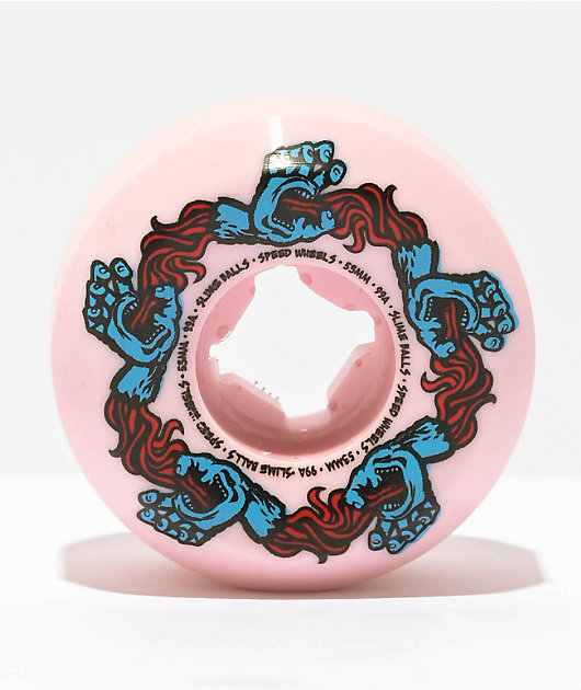 Slime Balls Infinity Hand Speed Balls 53mm 99a Pink Skateboard Wheels