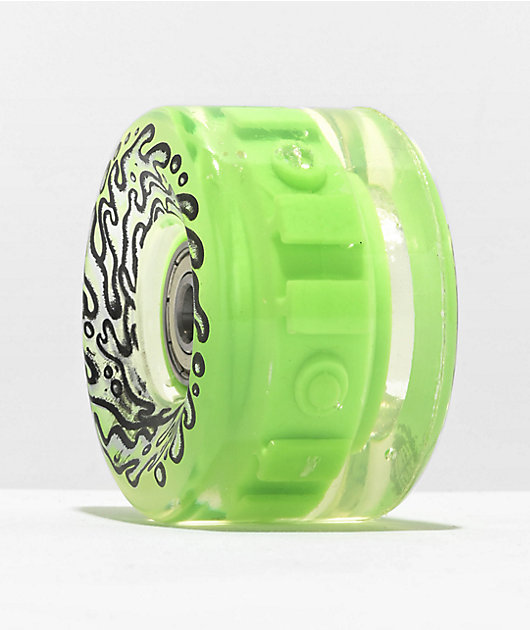 Slime Balls Light Ups 60mm 78a Green Cruiser Skateboard Wheels