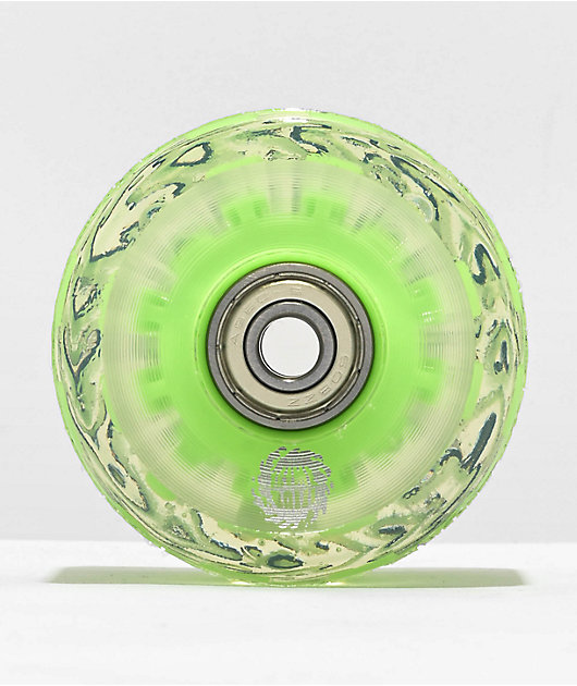Slime Balls Light Ups 60mm 78a Green Cruiser Skateboard Wheels