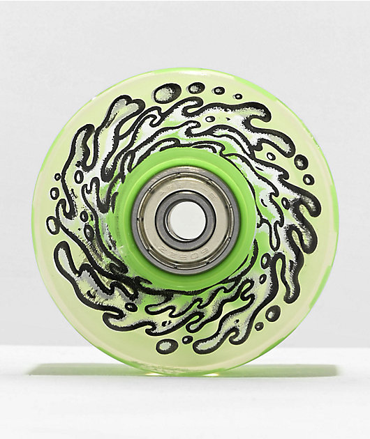 Slime Balls Light Ups 60mm 78a Green Cruiser Skateboard Wheels
