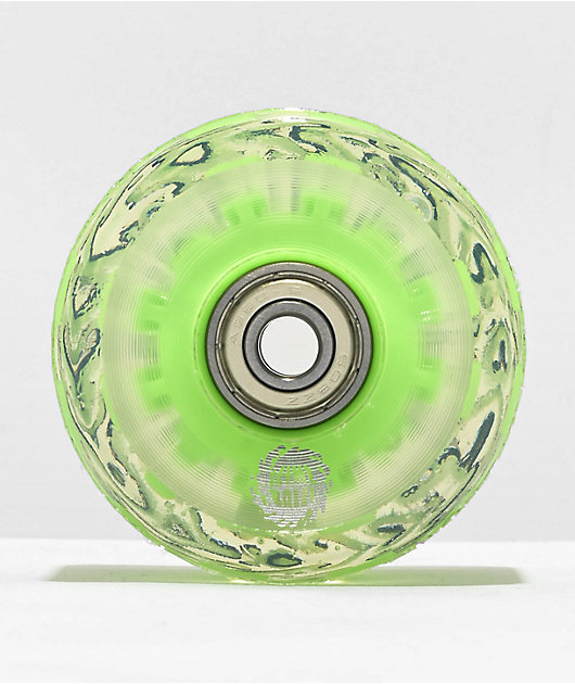 Slime Balls Light Ups  60mm 78a Green Cruiser Wheels