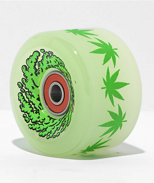Slime Balls Light Ups LED 60mm 78a OG Green Cruiser Skateboard