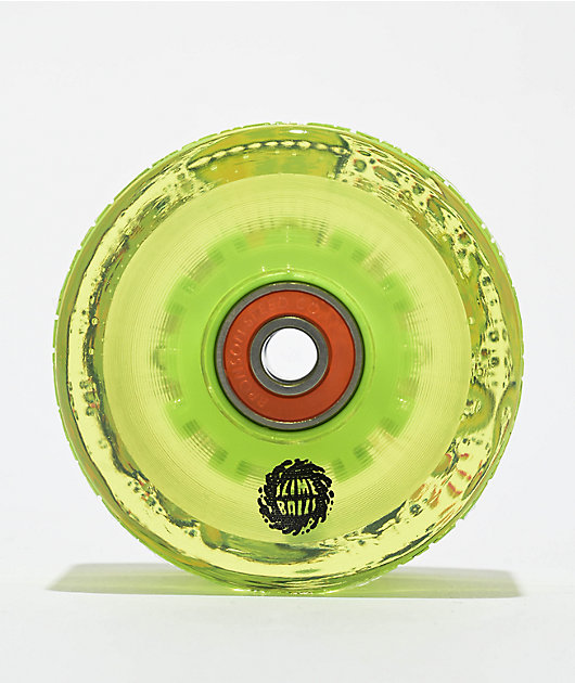 Slime Balls Light Ups LED Angler OG 66mm 78a Clear Neon Green