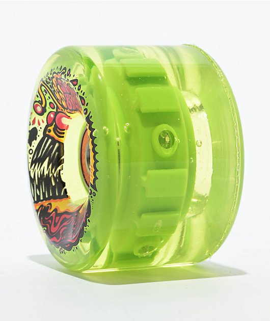 Slime Balls Light Ups LED Angler OG 66mm 78a Clear Neon Green