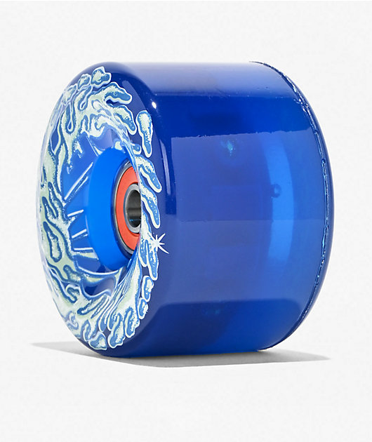 Slime Balls Light Ups LED Cafe 66mm 78a Ice Blue Cruiser Skateboard Wheels