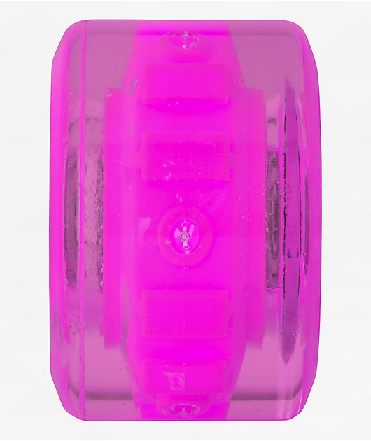 Slime Balls Light Ups LED Gator Swamp Spew 66mm 78a Pink Cruiser Skateboard Wheels