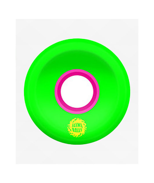 Slime Balls Mini OG 54.5mm 78a Slime Green & Pink Cruiser Skateboard Wheels
