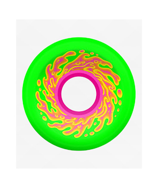 Slime Balls Mini OG 54.5mm 78a Slime Green & Pink Cruiser Skateboard Wheels
