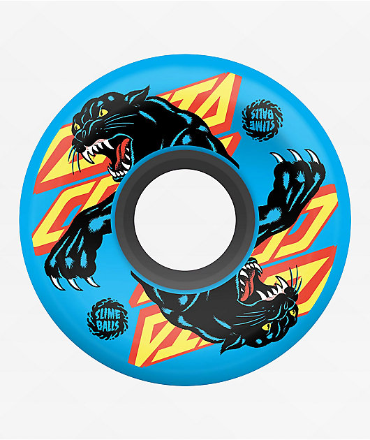 Slime Balls Natas Reissue 60mm 78a Blue Cruiser Skateboard Wheels