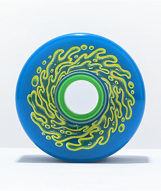 Slime Balls Wheels OG Slime Skateboard Wheels Blue Green 78a 66mm 