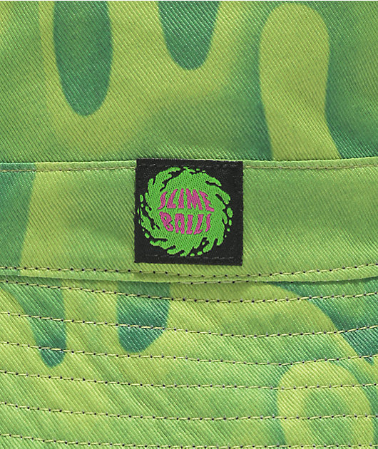 Slime Balls Reversible Green & Black Bucket Hat