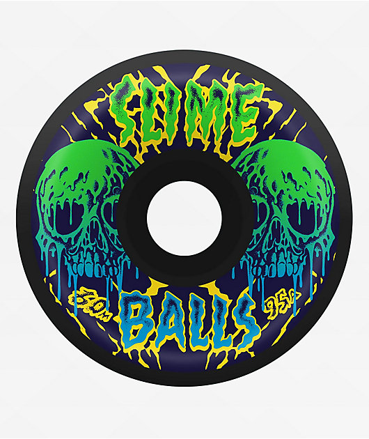 Slime Balls Skull Vomits 60mm 95a Black Skateboard Wheels | Zumiez