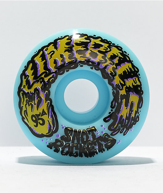 Slime Balls Snot Rockets 53mm 95a Blue Skateboard Wheels