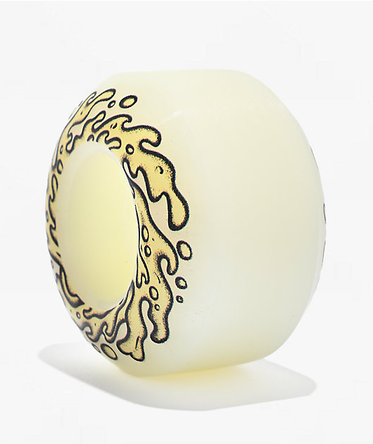 Slime Balls Sour Milk Mini Chubbies 45mm 99a White Skateboard Wheels