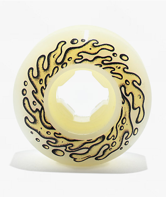 Slime Balls Sour Milk Mini Chubbies 45mm 99a White Skateboard Wheels