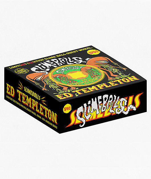 Slime Balls Templeton Vomit Mini 54mm 95a Orange Skateboard Wheels