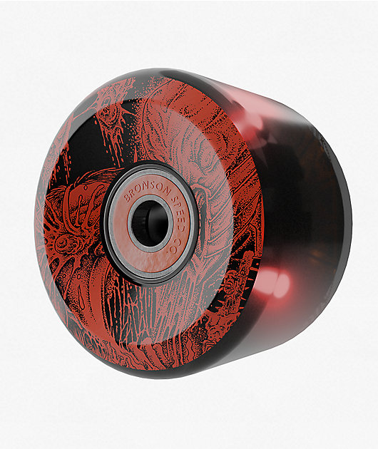 Slime Balls x Hellraiser Light Ups LED Coven 60.5mm 78a Black Cruiser Skateboard Wheels