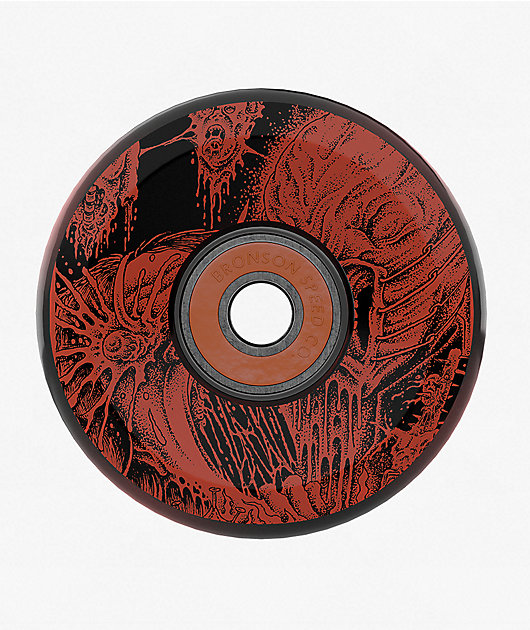 Slime Balls x Hellraiser Light Ups LED Coven 60.5mm 78a Black Cruiser Skateboard Wheels