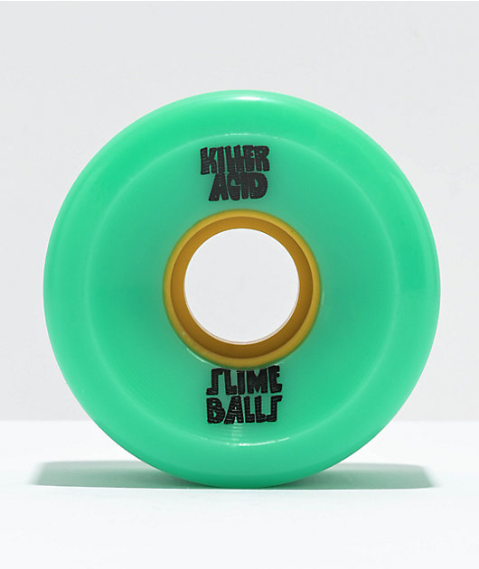 Slime Balls OG 66mm 78a Translucent Green Cruiser Wheels