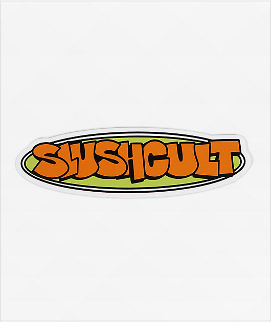 Slushcult Oval Logo Sticker