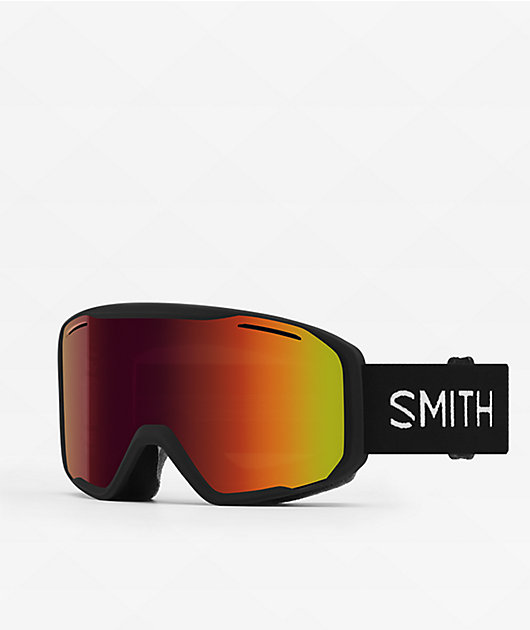 Smith Blazer Black & Red Sol-X Mirror Snowboard Goggles