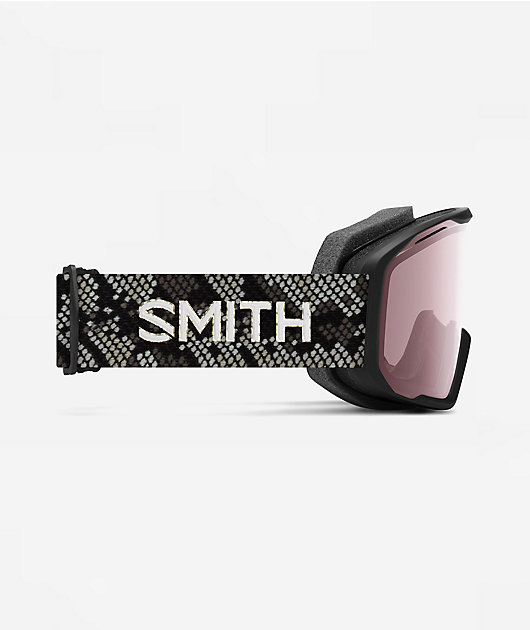 Smith Blazer Snakeskin Black & Ignitor Mirror Snowboard Goggles