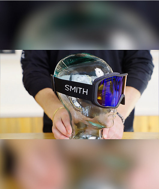 Smith Blazer Snakeskin Black & Ignitor Mirror Snowboard Goggles