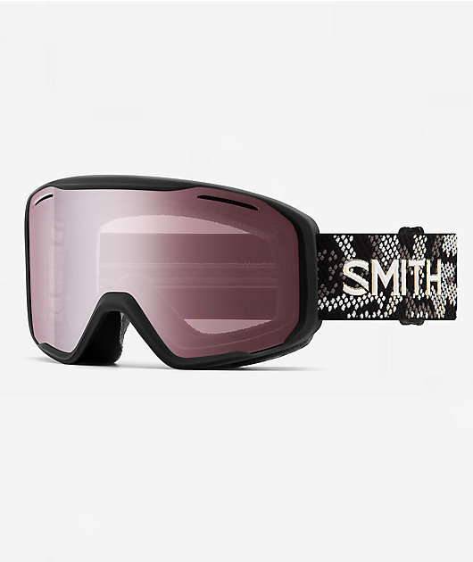 Smith Blazer Snakeskin Black & Ignitor Mirror Snowboard Goggles