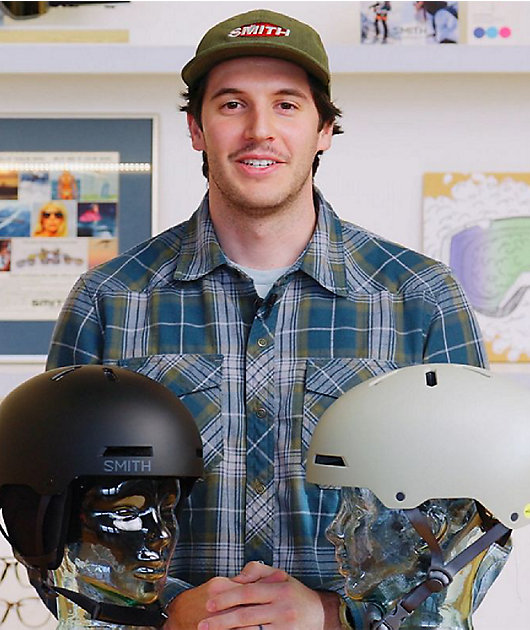 Smith Rodeo Matte White Snowboard Helmet video