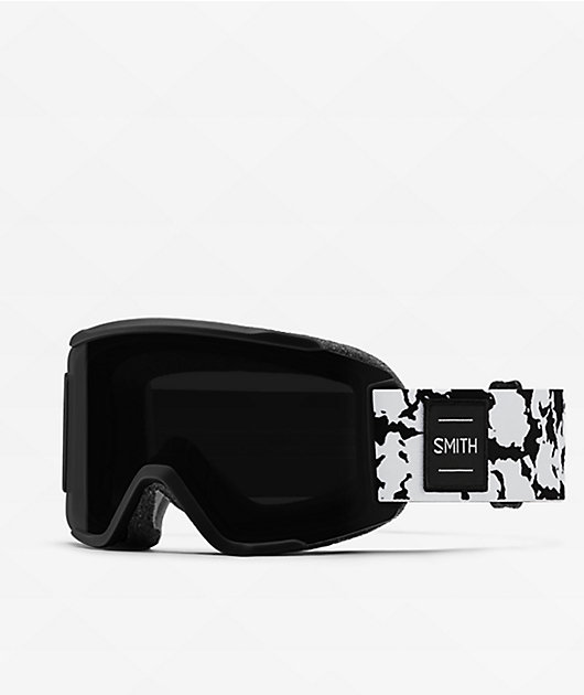 スキー・スノーボードアクセサリー smith squad black Smith Squad S Black Marble Snowboard Goggles | Zumiez