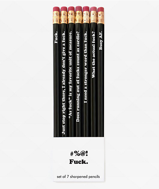 Snifty Fuck Pencils